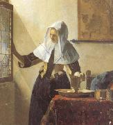 Jan Vermeer Vrouw met waterkan (mk26) Spain oil painting reproduction